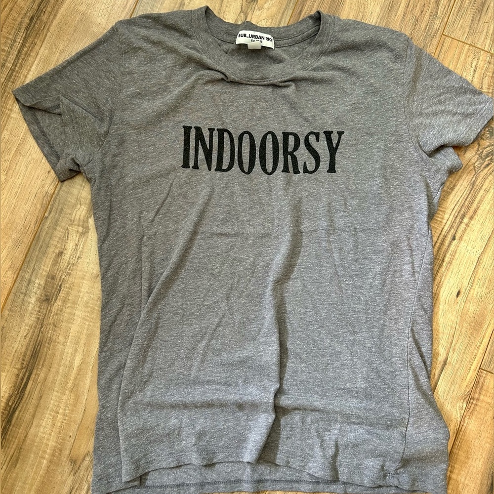 Size medium “indoorsy” vintage tee